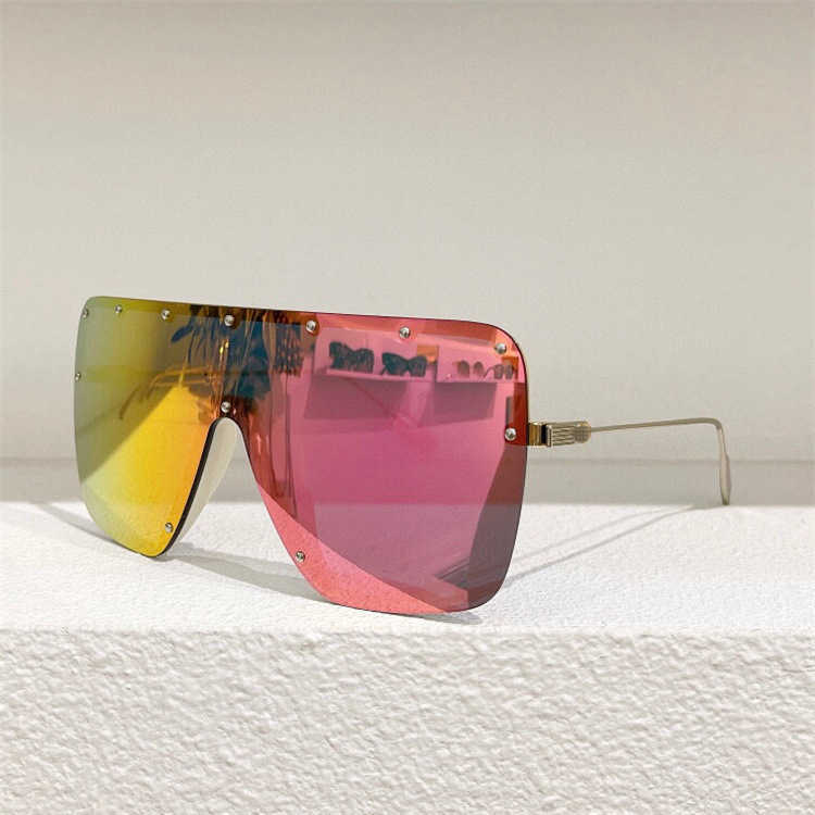 2024 10% de réduction sur le concepteur de luxe Nouveaux lunettes de soleil pour hommes et femmes 20% de réduction sur le lentilles en une pièce Net Red Red Même protection oculaire personnalisée