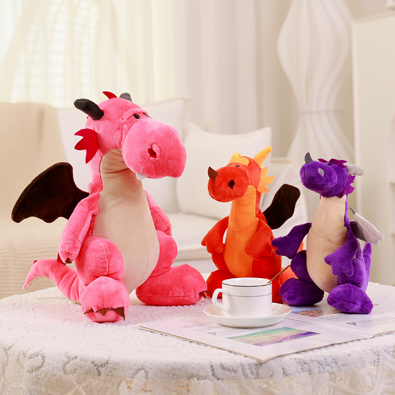 Jouet en peluche pondéré dinosaure géant 22-50cm, personnage de jeu de dessin animé, animaux en peluche, poupée douce en peluche pour enfants filles Bo