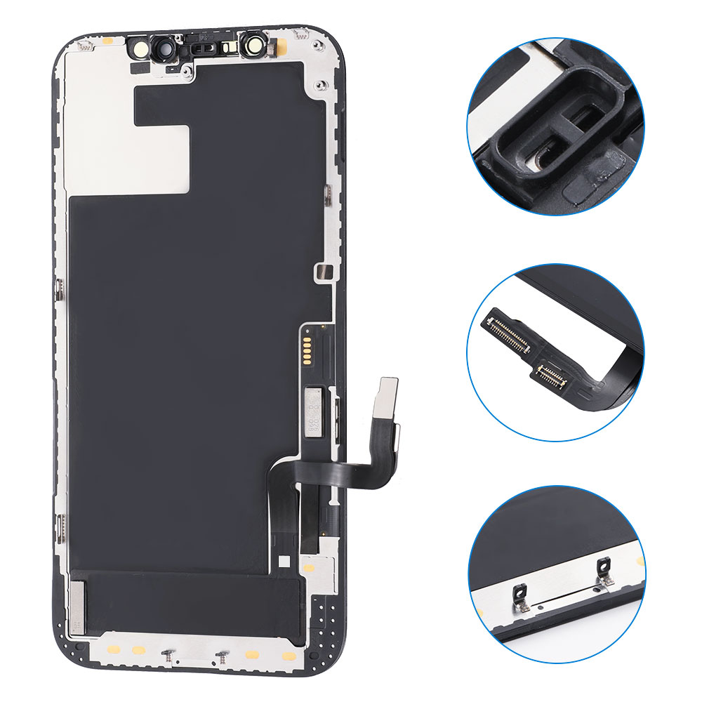 ZY Incell для iPhone 12 12 Pro LCD -экран 12p Oled Display Touch Digitizer Assembly замена