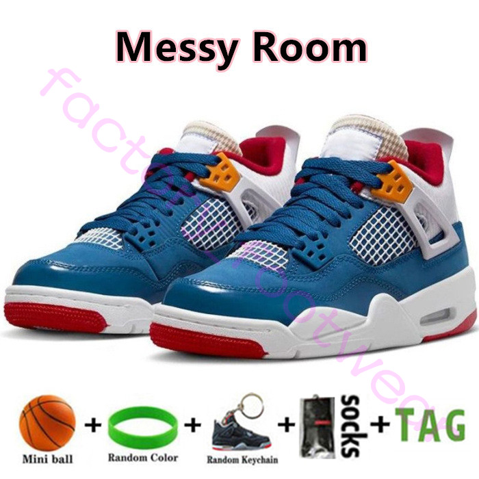 2023 Jumpman 4 High OG 4S 농구화 남성 여성 소나무 메시 방지 방지 광학 방향 군대 블랙 대학교 블랙 대학 블루 도른 비커 남성 트레이너 스포츠 운동화 크기 13