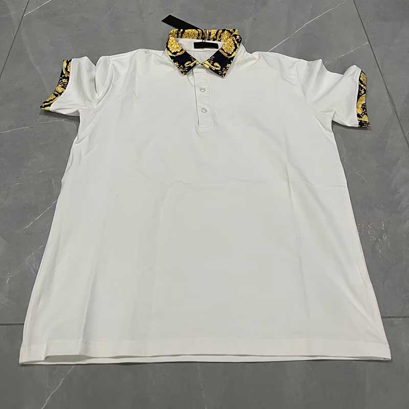 Mężczyźni V Stylist T Shirt Polos 23SS Stylist Letter Druku