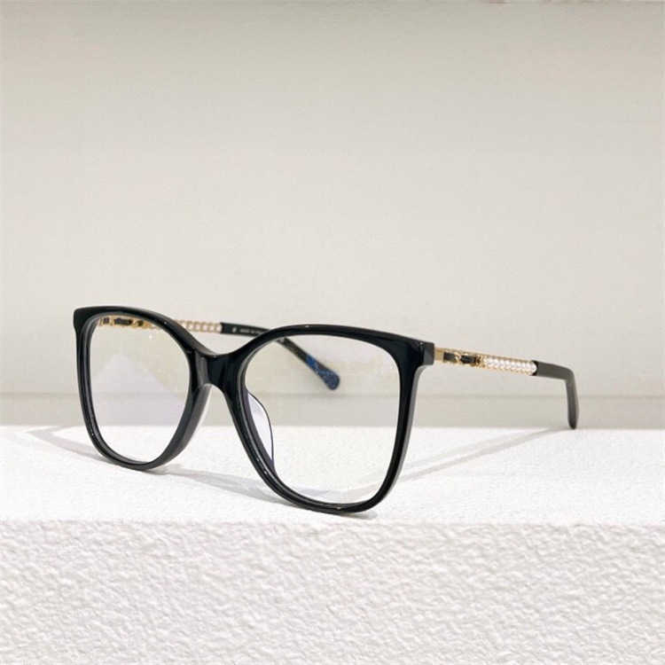 Lunettes de soleil à la mode de haute qualité des lunettes de soleil pour femmes de luxe pour hommes La même lentille à face unie peut être équipée d'un cadre de verres de jambe de perle