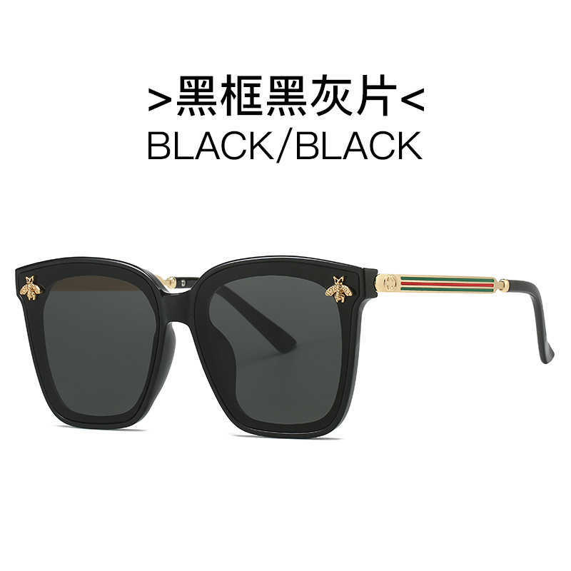 2024トップデザイナー10％オフ高級デザイナーNew Men's and Women's Sunglasses 20％Off Little Bee Insスタイル