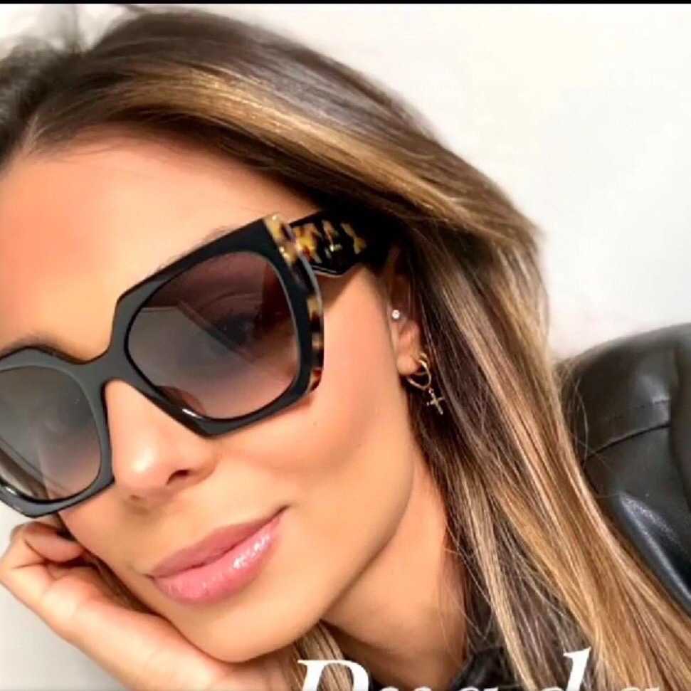 2024 Top -Designer für Männer Luxusdesignerin Frauen Sonnenbrillen Stil Ins Trendsetter Cat Eye Big Frame Dünnplatte Netz rot gleich 15W