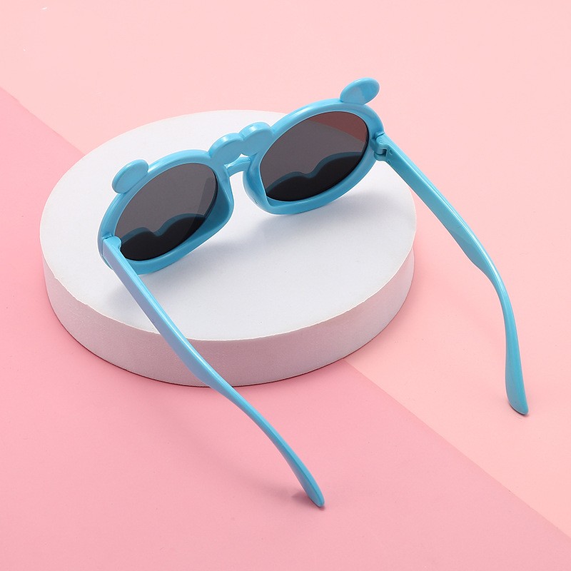 Lunettes de soleil pour enfants Designer Cat Ear Mode Lunettes de soleil Filles Mignon Crème solaire Summer Beach Voyage Lunettes Garçons Sun Shades Protection UV Lunettes Lunettes BC508