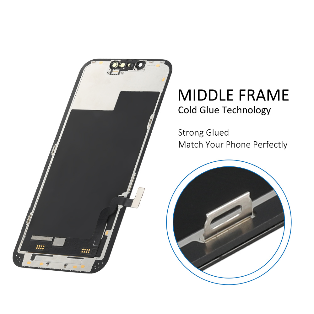 JK Incell para iPhone 13 LCD Display Touch Digitalizer Substituição da tela de montagem