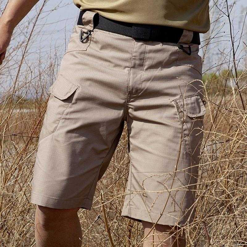 Shorts masculinos de verão calças curtas homens shorts táticos clássicos aprimorados à prova d'água rápida seca seca de caça ao ar livre de caça ao ar livre W0327