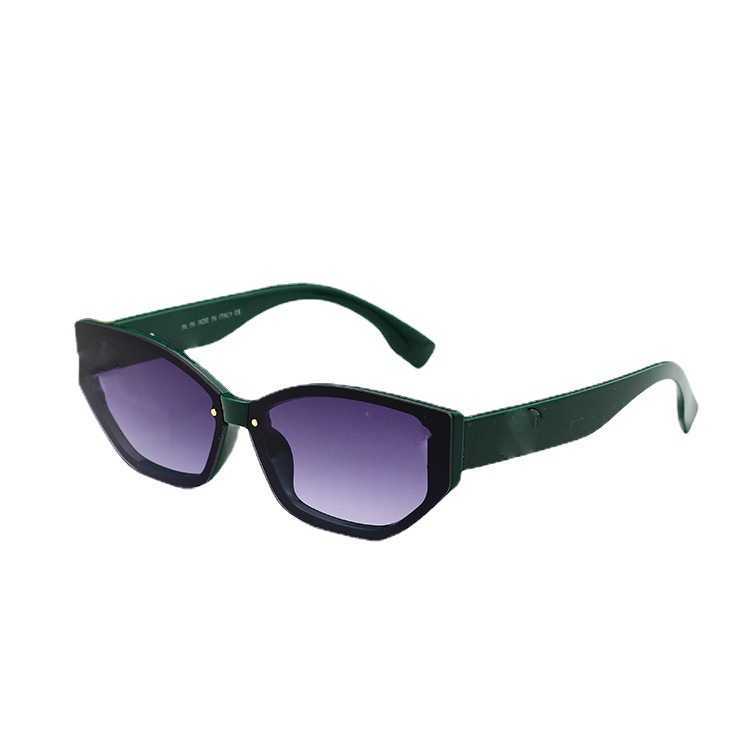 2024 fashion OFF Luxury Designer New Men's and Women's Sunglasses Off Small Fragrant Trend Advanced Sense Cat Eye Network Red Resistant Women