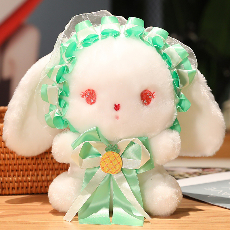 Lapin poupée Lolita peluche poupée lapin ruban mignon lapin jouet pour enfants poupée