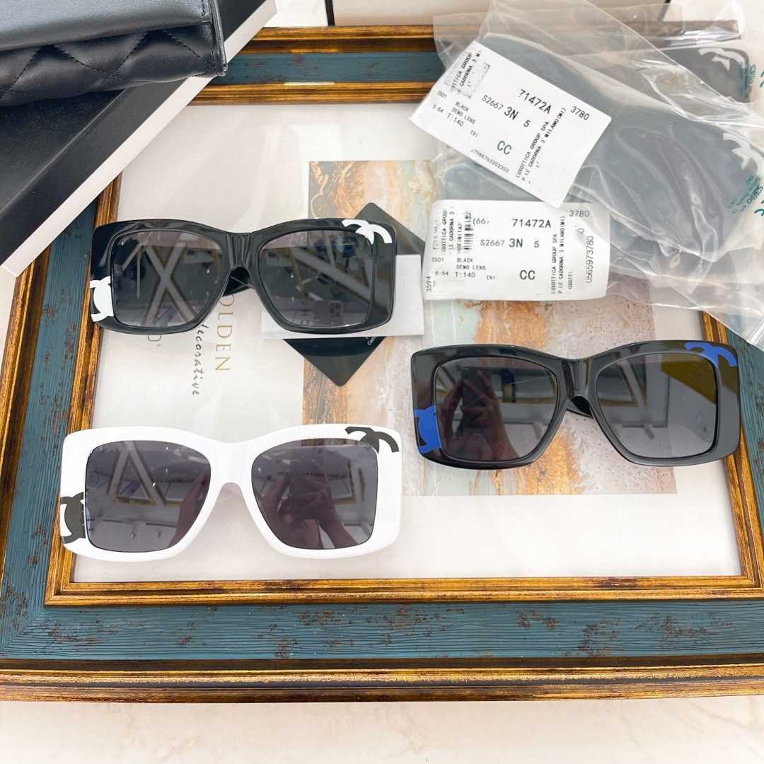 2024 fashion OFF Luxury Designer New Men's and Women's Sunglasses Off small fragrant 71473 ins net red same box printed plate 71472a