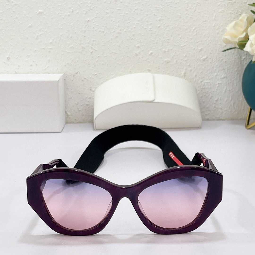 Ny lyxdesigner P Family's New Cat's Eye for Women in Street Photography Samma 07ys solglasögon levereras med glasögonremmar