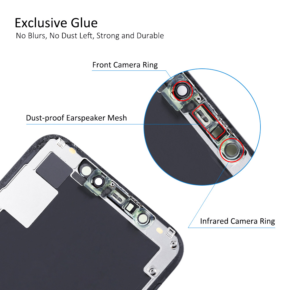 ZY Incell för iPhone 11 Pro LCD -screem OLED Display Touch Digitizer Assembly Replacement Support IC Transplantation