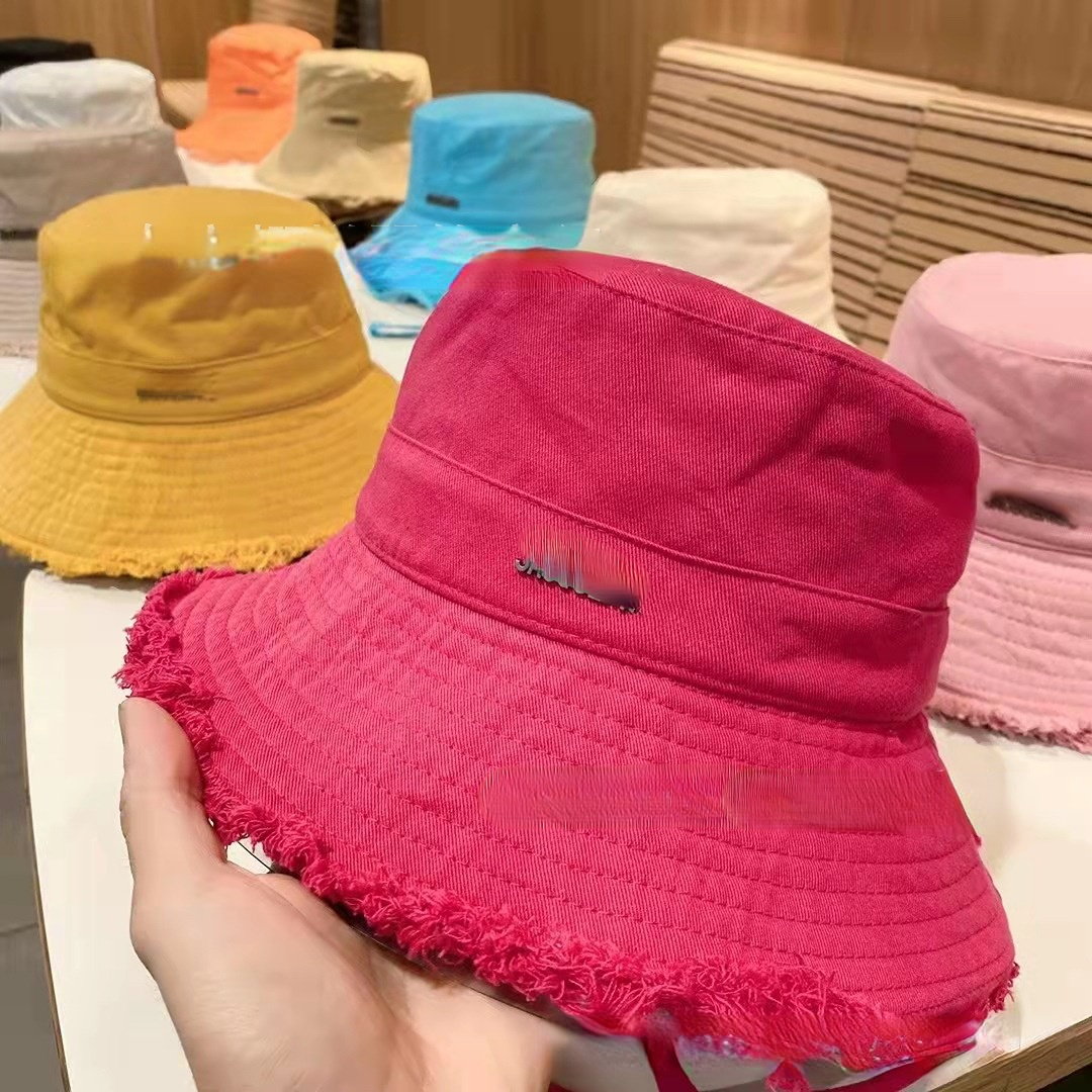 النسخة الكورية من Candy Girl Wide Brim Hats قبعات دلو الأبجدية لطيف Tassel Whisker Edge Tie tie Rope Rope Hat Hat Men's Fashion Basin Hat