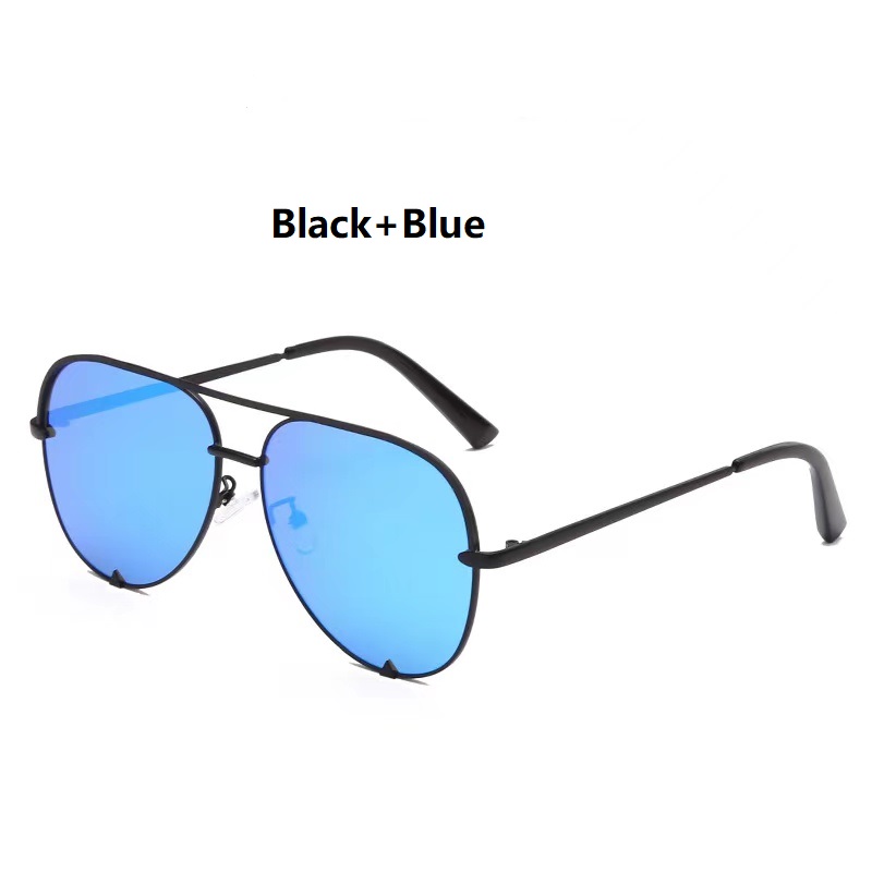Gafas de sol de piloto de alta clave para mujer, gafas de sol de viaje con diseño de marca Quay a la moda para dama, gafas con gradiente para mujer, Muje Glas302h
