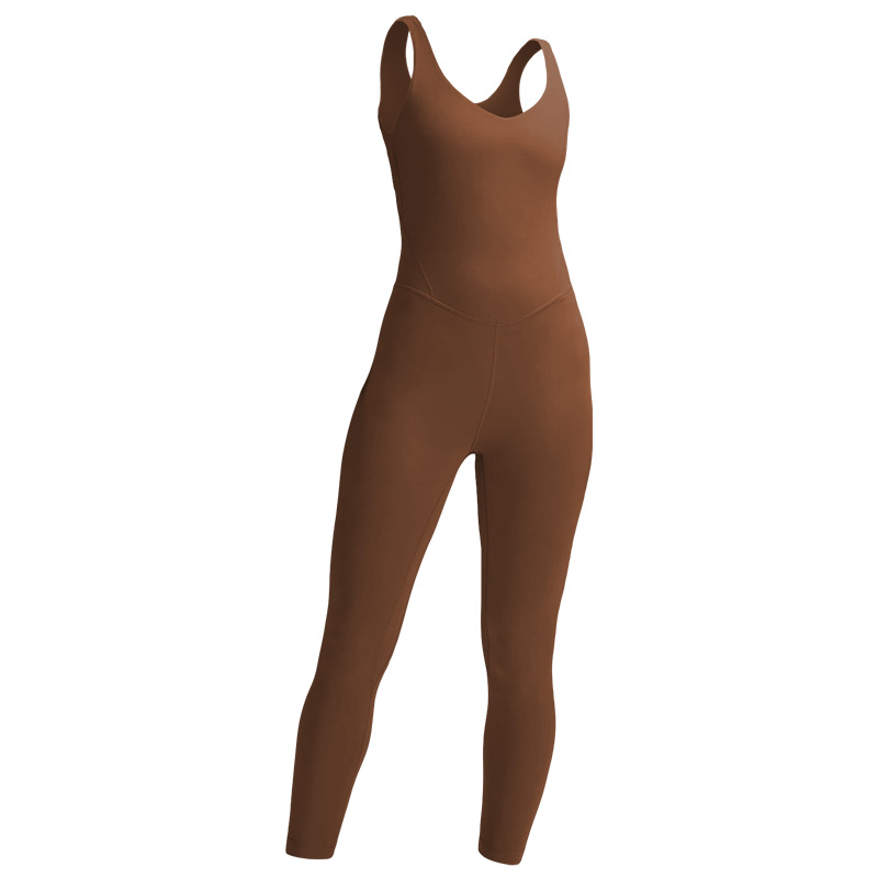 LL Kvinnor Bodysuits För Yoga Sport Jumpsuits i ett stycke Sport Snabbtorkande träning BH-set Ärmlösa lekdräkter Fitness Casual Svart Sommar LL631