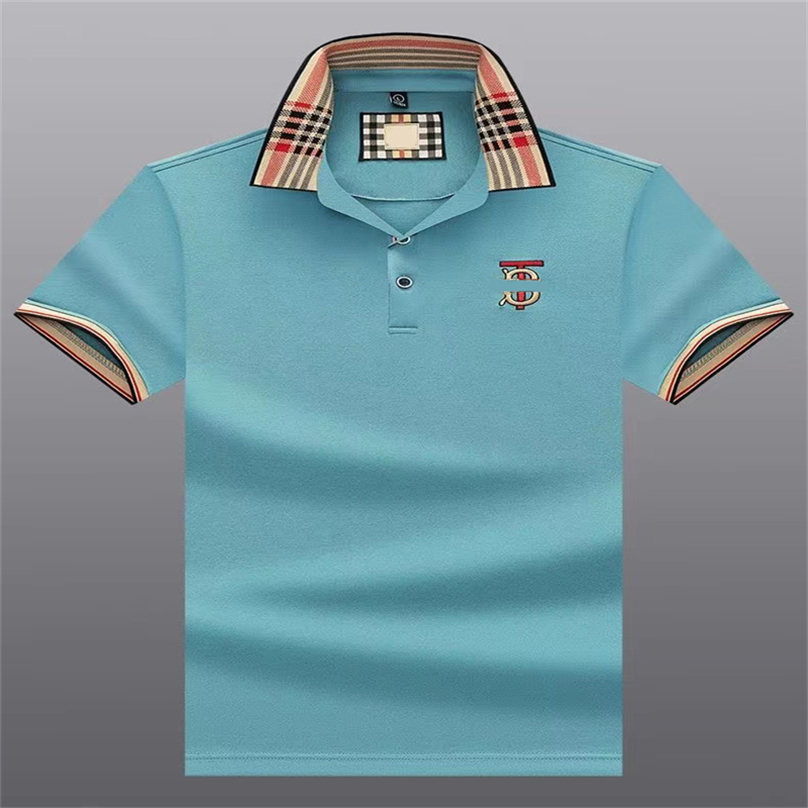 Nuevo diseñador Polos Hombres Polo de lujo Casual Hombres Polo Abeja Estampado de letras Bordado Moda High Street Tamaño asiático M-3XL