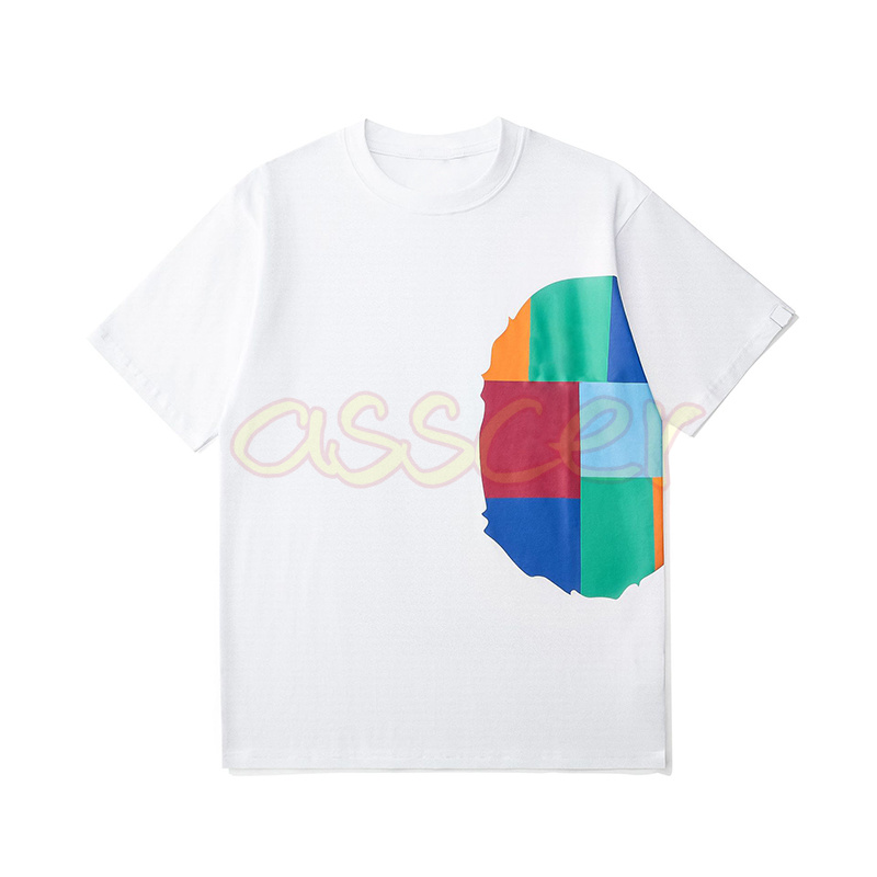 Sommar T-shirt för män Casual Kortärmad Mode Brevtryck Hög kvalitet Män Kvinnor Hip Hop T-shirts Asiatisk storlek M-2XL