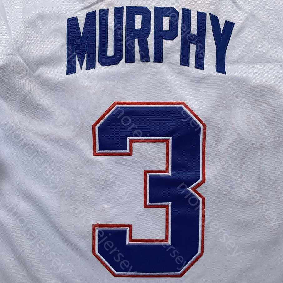 Dale Murphy Jersey 1980 Red Mesh BP 1982 Baby Blue Grey White Pullover Cream White Grey Navy Red Player Version Fans Vintage Taille S-3XL