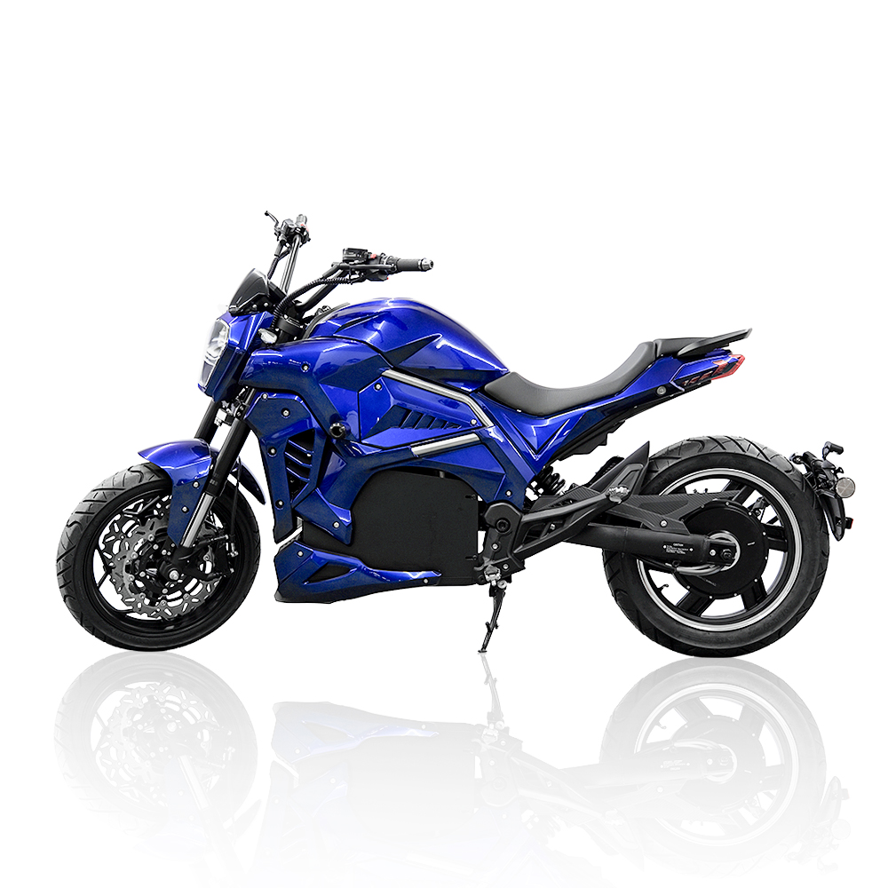 2024 Hezzo M6 Elektrikli Motosiklet 5000W 72V 120AH Lityum Pil E Motosiklet Hidrolik Frenler Fırçasız Motor Motorbike Ebike Ücretsiz Nakliye