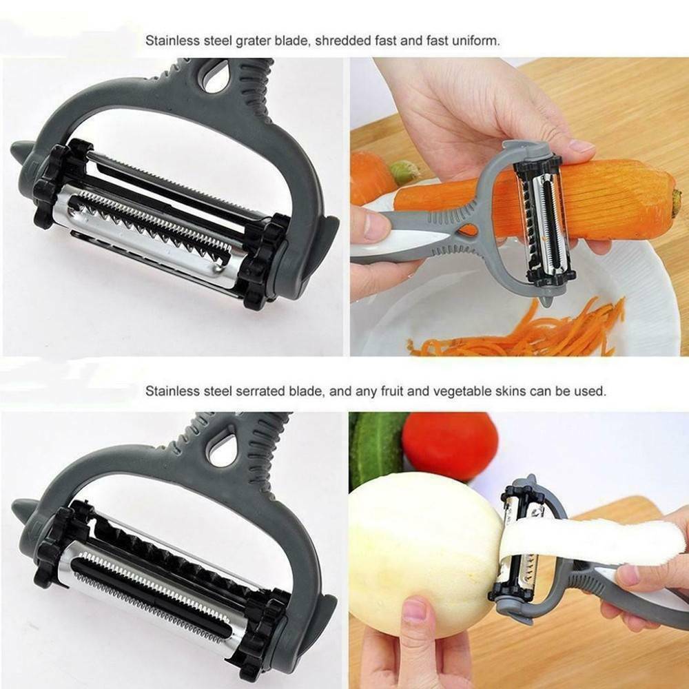 Home Keukengereedschap Roestvrij staal Peeler Fruit Groente aardappel Wortel komkommer multifunctionele scherpe laster peeler plak