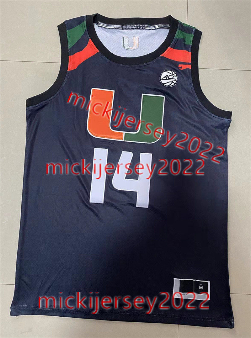 Haley Cavinder Miami Hurricanes Basketball 2023 Final Four Jersey AJ Casey Christian Watson Favor Aire Danilo Jovanovich Stitched Miami Jerseys