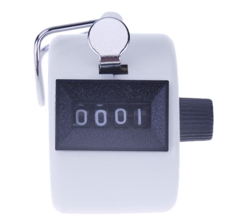 Home Garden 4 Digit Number Hand Held Manual Tally Counters Digital Golf Clicker Training Handy Count Counter SN738