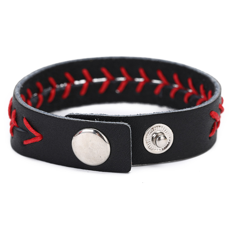 Creative Leather Armband Fashion Sports Baseball Armband Accessories Gift Supplies