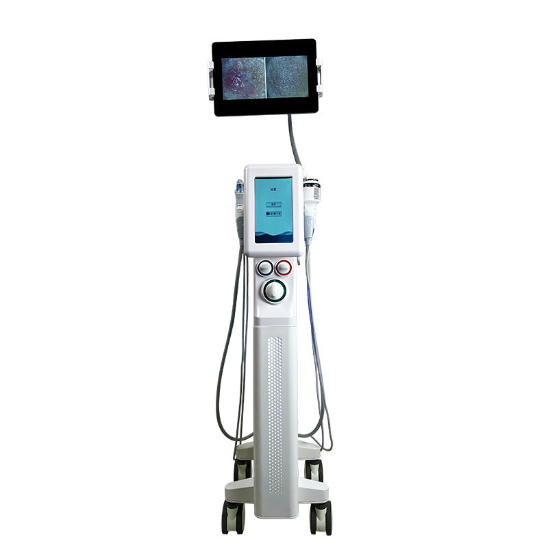 6 In 1 visuele microdermabrasiemachine diamant peeling hydnerermabrasie water jet aqua gezicht dermabrasiemachine voor spa salon kliniek ce