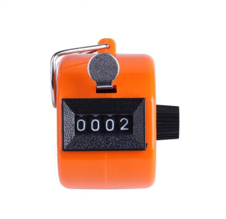 Domowy ogród 4 -cyfrowy numer ręczny Ręcznie podkład Tally Digital Golf Clicker Training Handy Count Counter Sn738