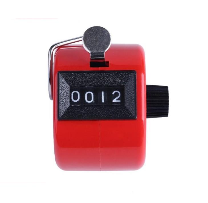 Domowy ogród 4 -cyfrowy numer ręczny Ręcznie podkład Tally Digital Golf Clicker Training Handy Count Counter Sn738