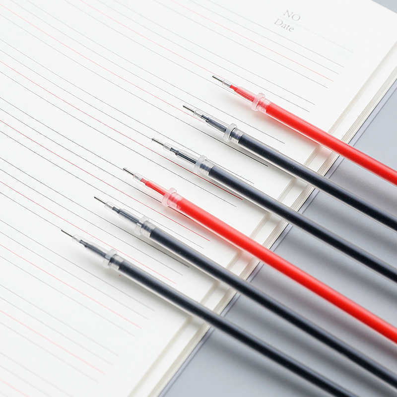 Gift Ballpoint Penns Ballpoint Pennor 23st Gel Pennor och påfyllningar Set School Supplies Black Blue Red Ink Tips 0.5mm Kawaii Ballpoint Pen Students School Office Stationyy