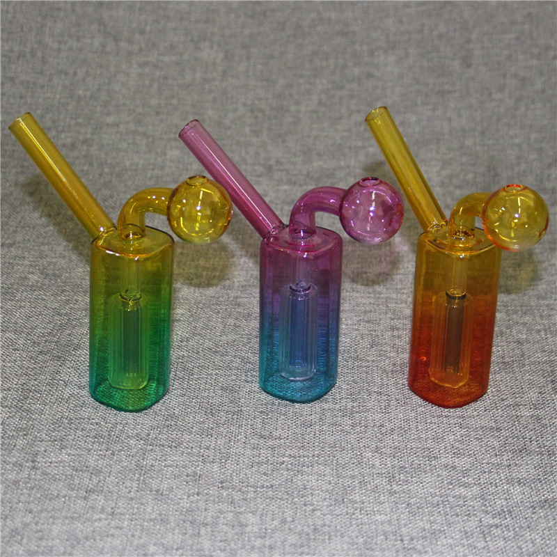 narguilé verre brûleur à mazout bong conduites d'eau pour plates-formes pipe bongs petit mini dab rig capiteux fumer capteur de cendres bols en verre