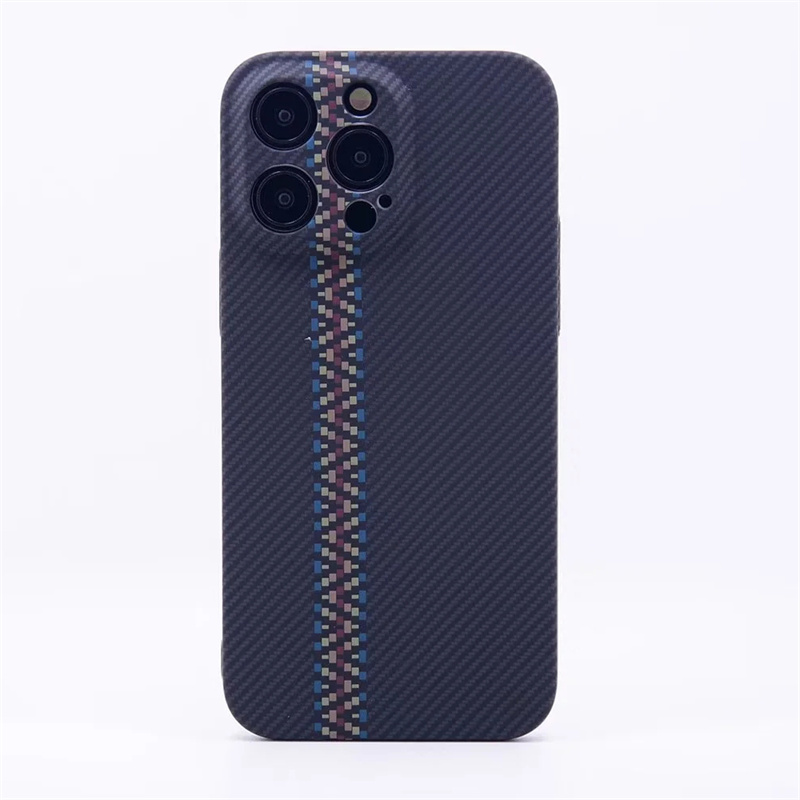 Luxe ultradunne koolstofvezel matte telefoonhoes voor iPhone 14 plus 11 12 13 Pro Max Mix Color Business Back Cover