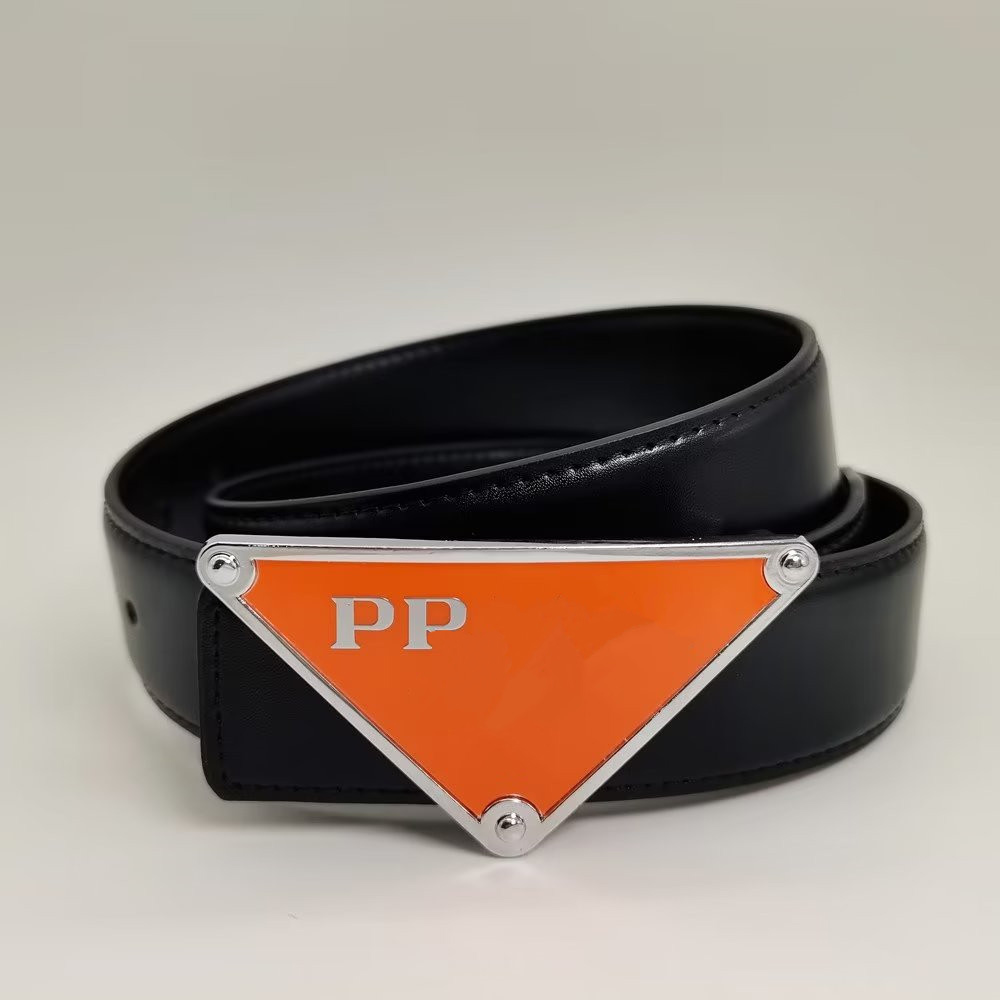 Cinturón de cuero genuino para mujer, 3, 5 cm de ancho, cinturón de diseñador para hombre de alta calidad, hebilla triangular cnosme, cinturón para mujer Cintur285U