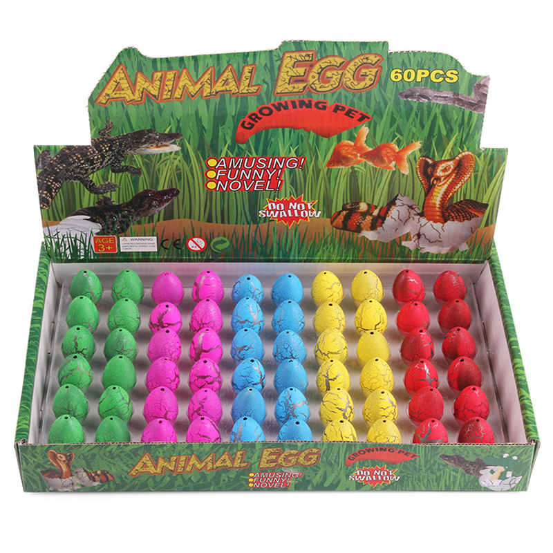 Novelty Games Hatching Dinosaur Egg Soaking in Water Expansion Toy Small Size Eggs Absorbent Growing Dinosaurs Animals Kids Gifts Creative Educational Toys