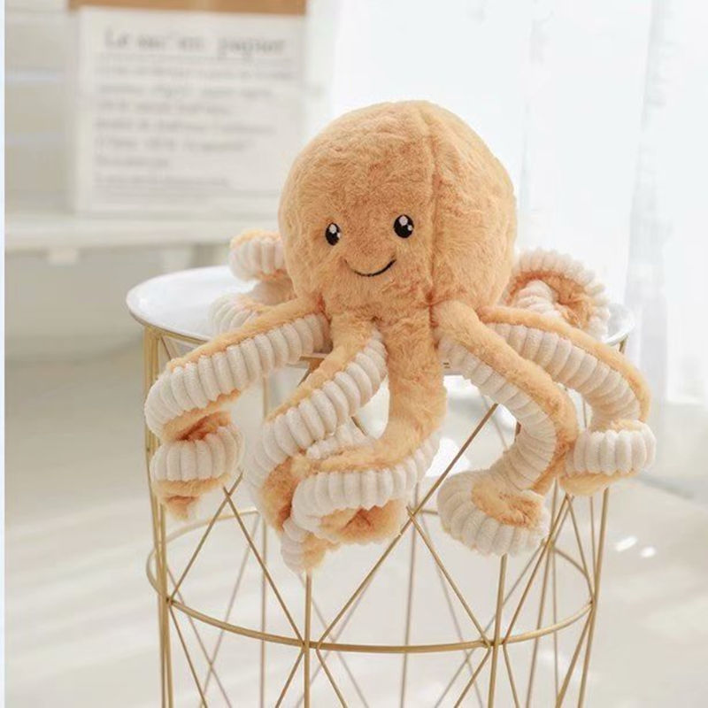 عبر الحدود ، ألعاب أفخم شهيرة الوجه Smiley Face Octopus Octopus دمية دمية دمية دمية تخصيص الهدايا بالجملة