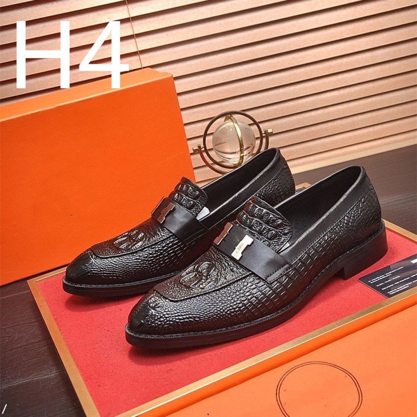 MM 38MODEL Slip Men Leather Dress Shoes Man Oxfords Lace-up Business Designer Luxury Dresses Men's Casual Shoes 2022 New Classic Mens Suits Shoe 33