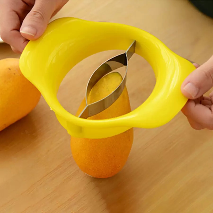 Fruktgrönsaksverktyg Mango Spliters Tool Peach Corers Peeler Shredder Slicer Cutter Kitchen Gadget Accessories Supplies