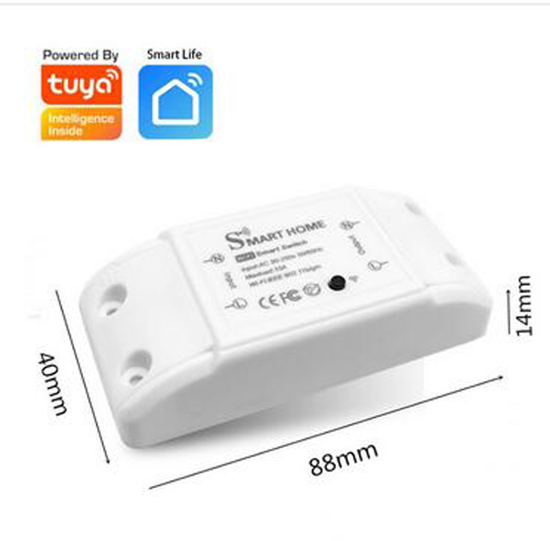 TUYA Wifi Switch Smart Home Control Breaker DIY Wireless Remote Domotica Light Automation Relaismodul APP Controller Timer Arbeit mit Alexa Amazon Google Vs Aqara