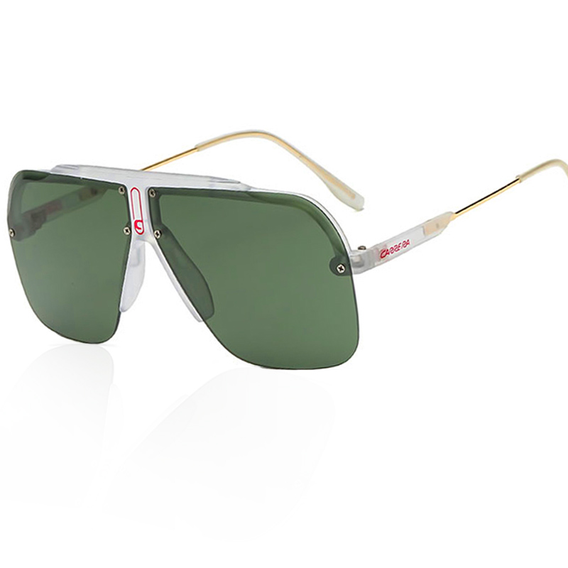Carrera diseño de marca Vintage gafas de sol de gran tamaño mujeres hombres moda gradiente gafas de sol para mujer Masculino UV400