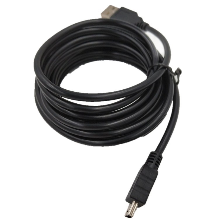 3M Universal USB 2.0 A TO MINI 5 PIN USB B DALE CABLE لكاميرا PS3 PSP MP3 MP4 مشغل