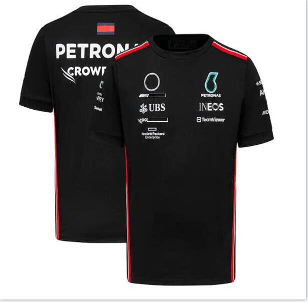 New F1 Racing Short Sereve T-Shirt Summer Team Polo Jersey نفس العرف