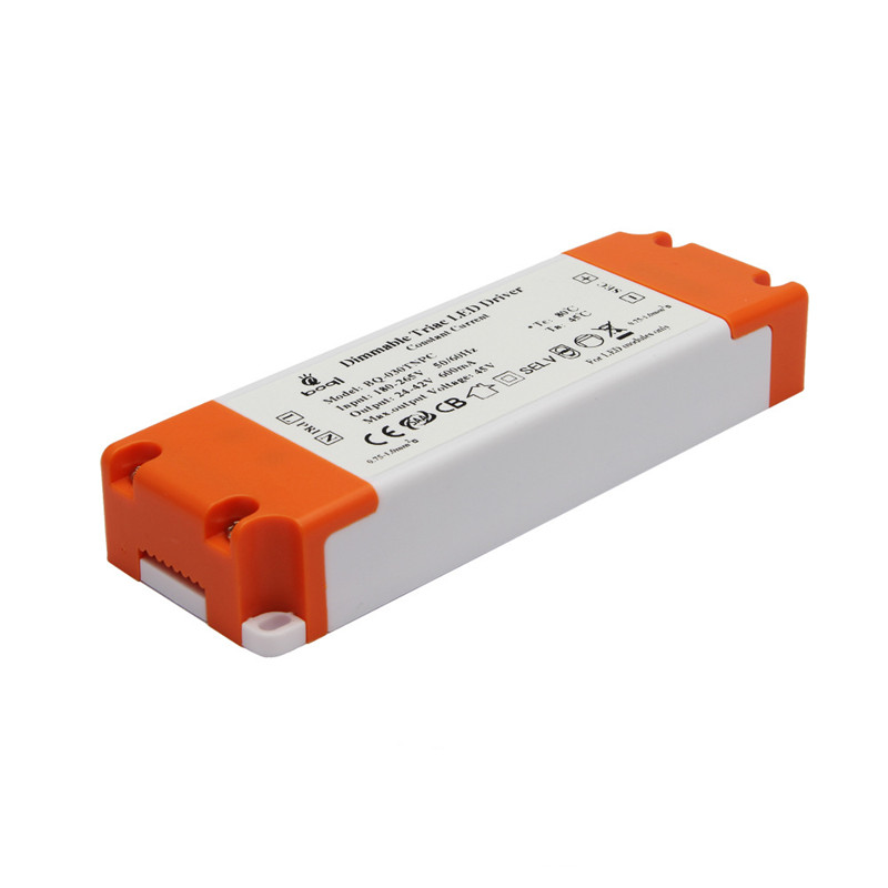 Transformateurs d'éclairage AC180V-265V à DC24V-42V Tension constante 25W Super Slim LED Driver LED Alimentations 600ma Transformateur d'éclairage pour éclairage LED