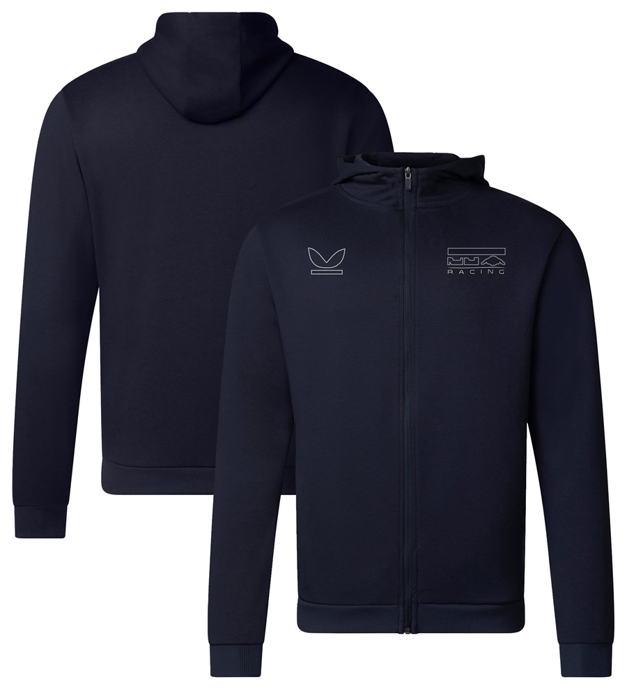 Giacca con cappuccio della squadra F1 2024 Nuova felpa con cappuccio con zip da uomo Formula 1 Racing Felpa con cappuccio moda sportiva Giacca a vento primavera autunno