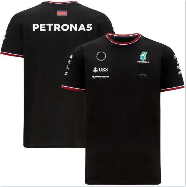 Nova camiseta masculina de manga curta de corrida F1, camisa polo respirável de verão com gola redonda e o mesmo personalizado