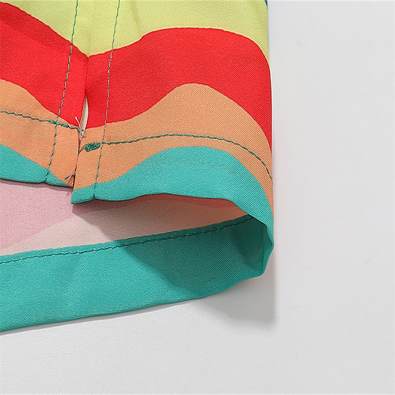 패션 캐주얼 맨 트랙 슈트 인쇄 짧은 슬리브 셔츠 느슨한 양복 트랙 its 여름 하와이 의상 세트 2 피스 탑과 반바지 세트 스웨트 셔츠 -3xl