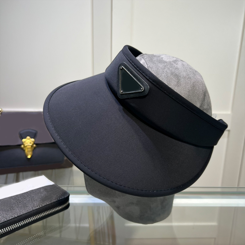 Fashion Stary Brim Hats Diseñador de sombrero de cubo Visors Capítulo para hombres Capas sólidas Casquette transpirable