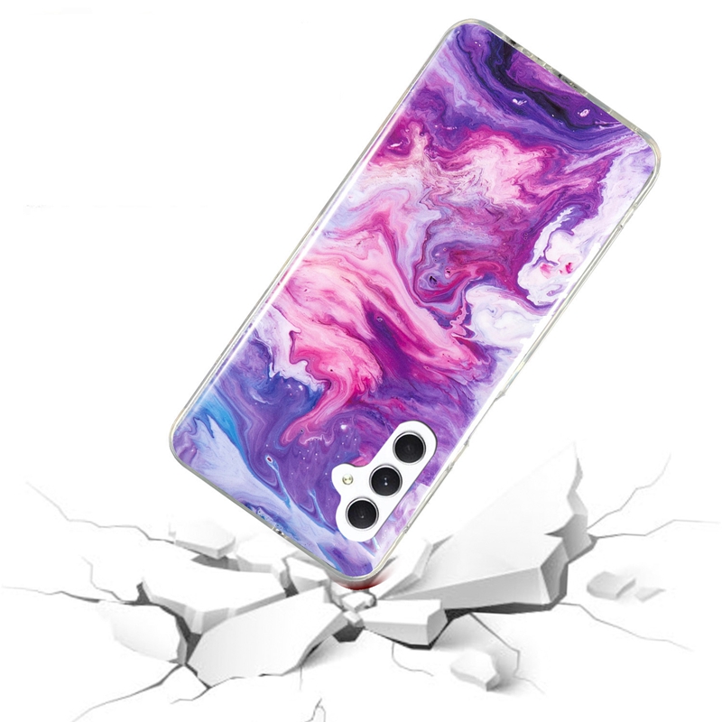 Fashion Marble IMD Custodie Samsung S23 Ultra Plus Galaxy A34 A54 A24 5G A14 Natural Granite Stone Rock Soft TPU Custodia antiurto cellulare Cover posteriore Pelle