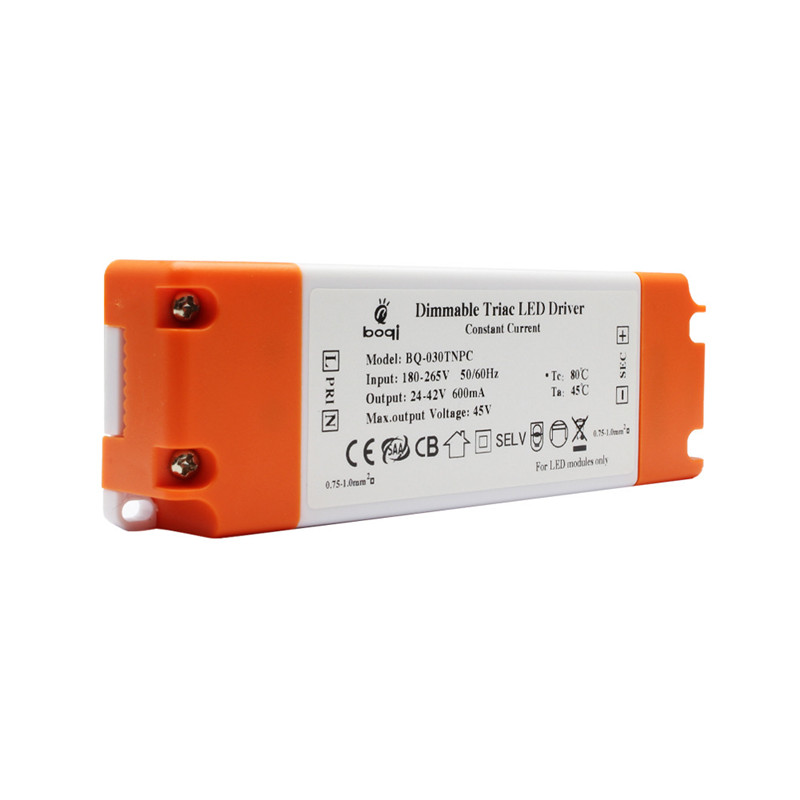 محولات الإضاءة AC180V-265V إلى DC24V-42V ثابت Volatge 25W Super Slim LED Driver مزود الطاقة LED 600ma محول الإضاءة لإضاءة LED