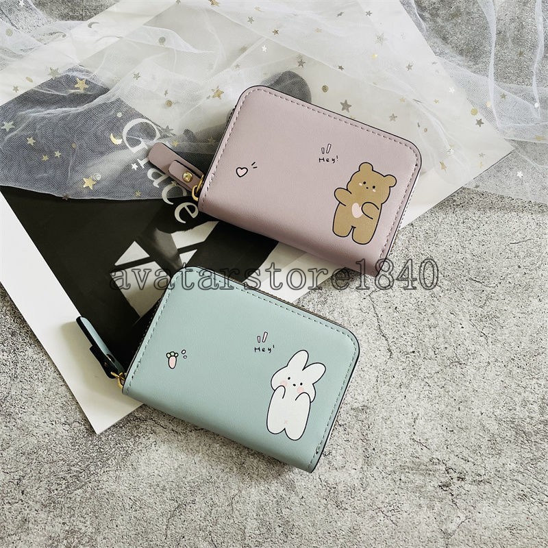 Cartoon Pu Функция 9 карт корпус Kawaii Business Bank Holder Pu водительская лицензия документ Document Bags Bags Credit Id Cards кошельки